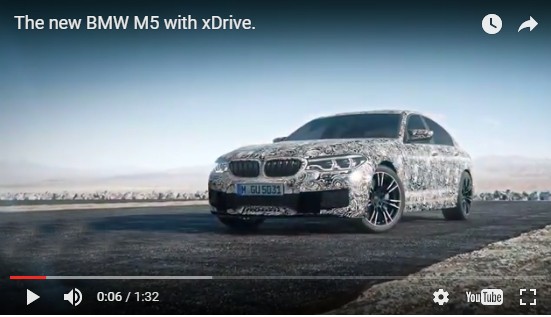 BMW Announce New M5 with xDrive